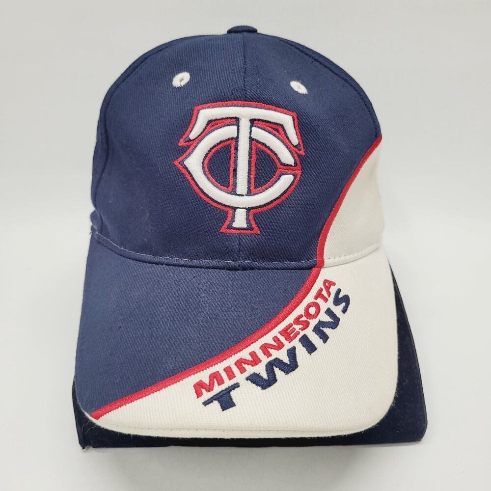 Minnesota Twins Adjustable Cap MLB Fan Favorites Official Hat Blue White Red